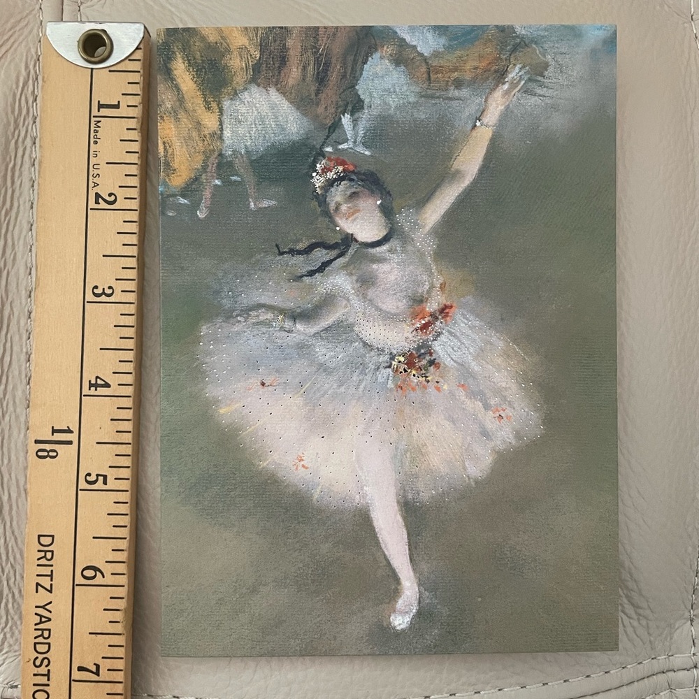 Degas Dancer Blank Card Art Print The Star NWOT